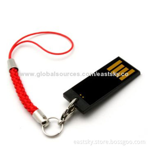 Custom Colorful mini USB Flash Drive with Capacity of 64MB to 32GB and COB Technology, USB2.0 Host I